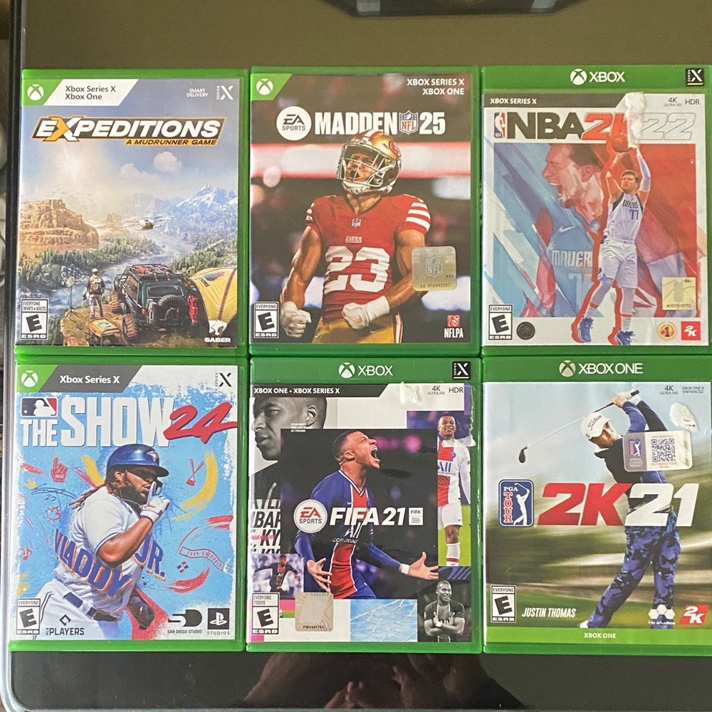 Xbox Series X Game Bundle - 7 Games will not separate